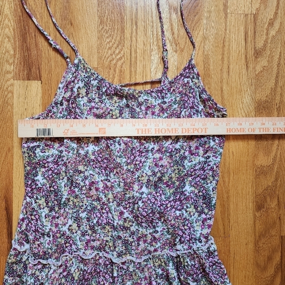 Wild fable romantic berry floral print swing trapeze dress size xxl - Picture 7 of 9